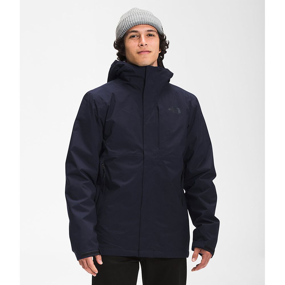 The North Face 3-In-1 Jackets Mens Australia - The North Face Carto Triclimate® Navy (PZX-146350)